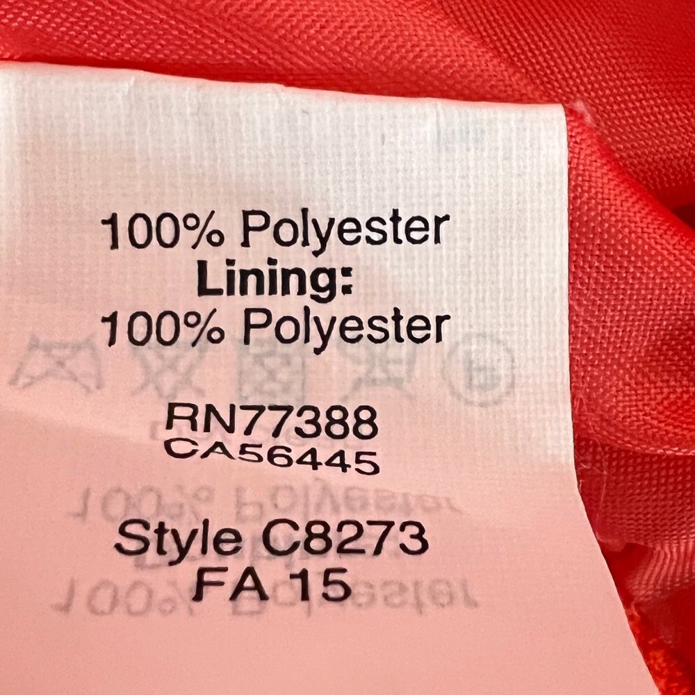 J. Crew The Pencil Skirt in Bright Orange Size 2 - Picture 7 of 9